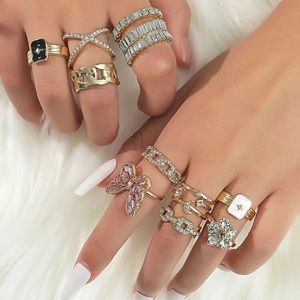 Shein set of 11 rings
